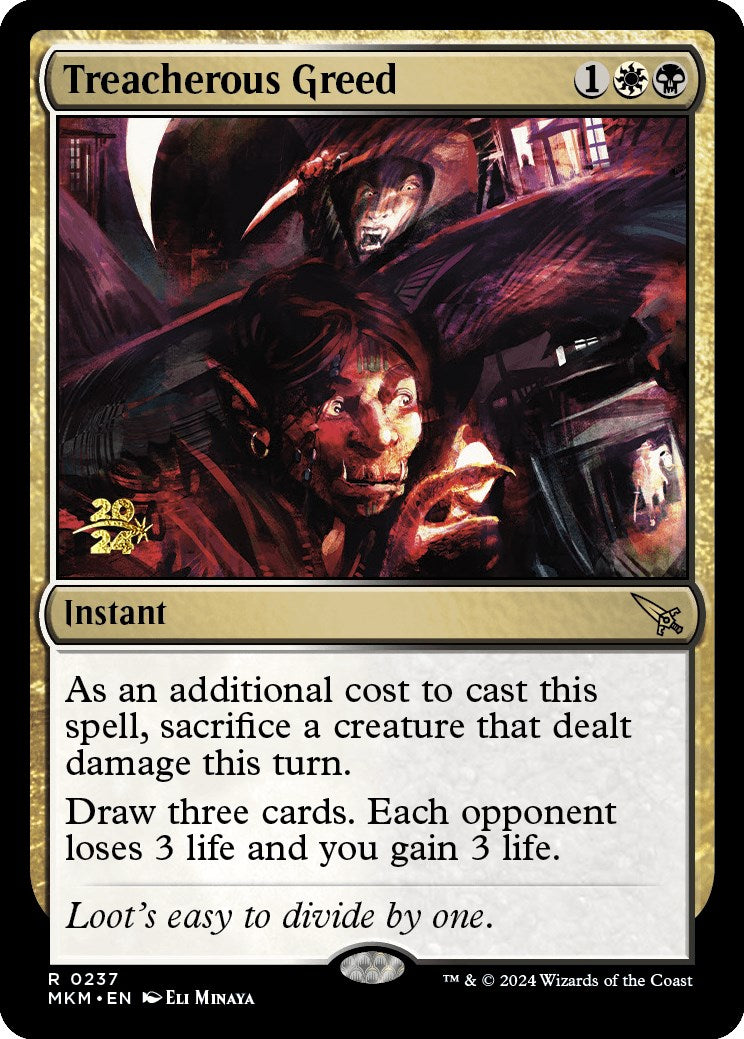 Treacherous Greed [PRE - 237]