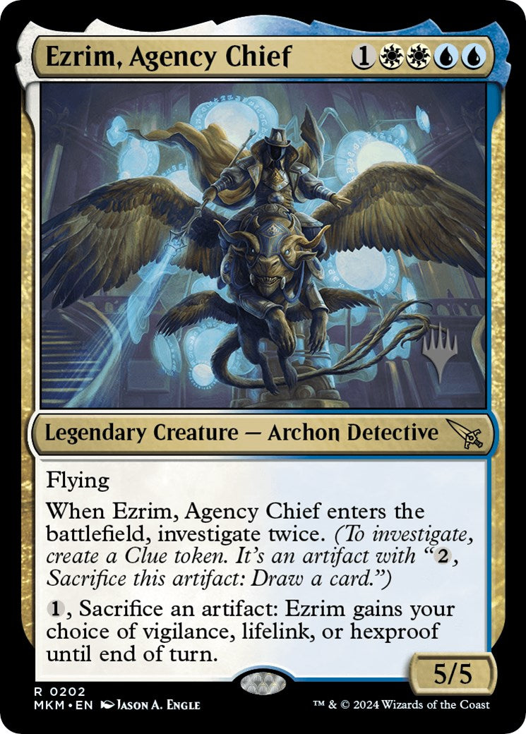 Ezrim, Agency Chief (Promo Pack) [Murders at Karlov Manor Promos] | The Clever Kobold