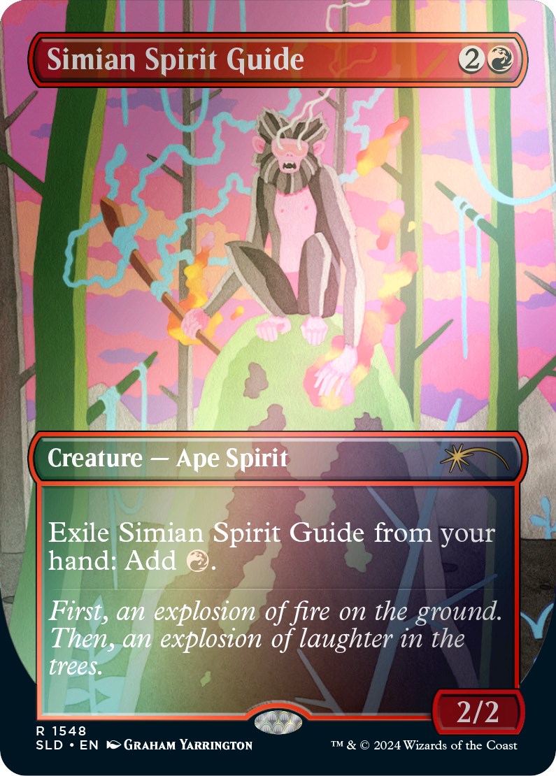 Simian Spirit Guide (Rainbow Foil) [Secret Lair Drop Series] | The Clever Kobold