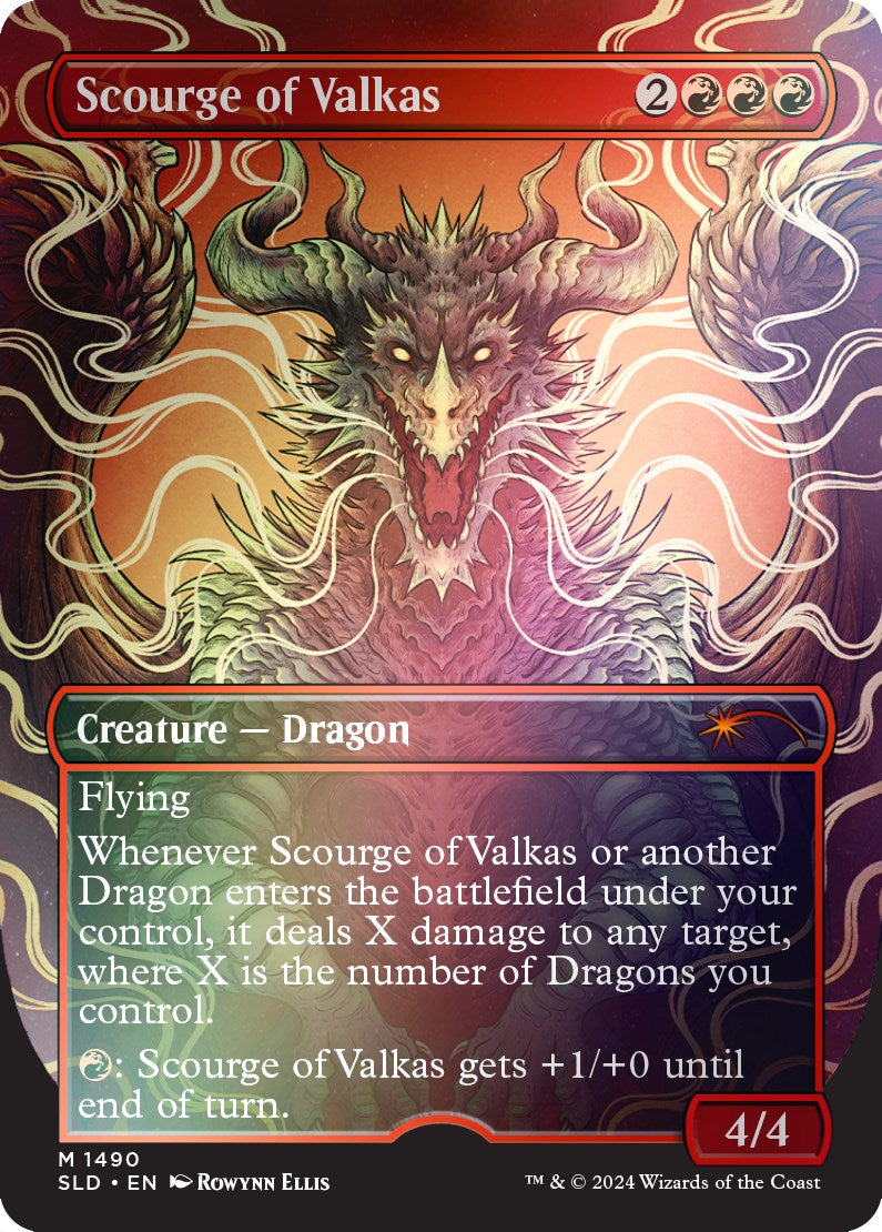 Scourge of Valkas (Rainbow Foil) [SLD - 1490]
