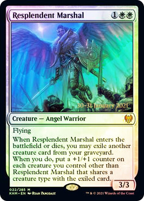 Resplendent Marshal [Kaldheim Prerelease Promos] | The Clever Kobold