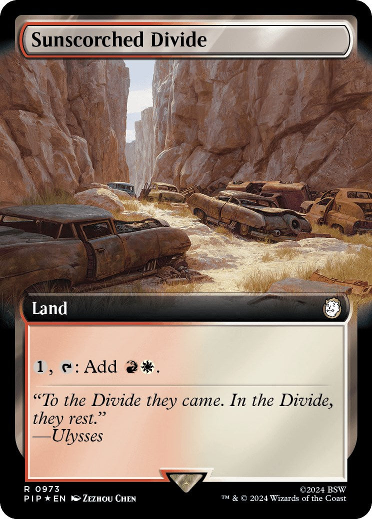 Sunscorched Divide (Extended Art) (Surge Foil) [PIP - 973]