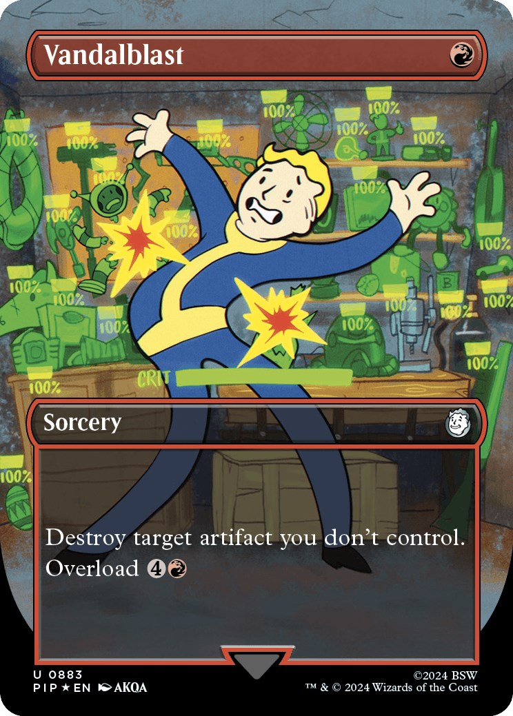 Vandalblast (Borderless) (Surge Foil) [PIP - 883]