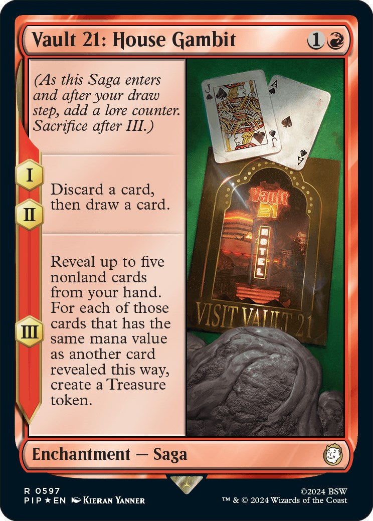 Vault 21: House Gambit (Surge Foil) [PIP - 597]
