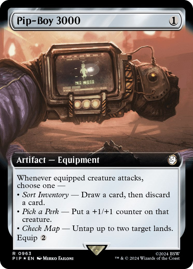 Pip-Boy 3000 (Extended Art) (Surge Foil) [PIP - 963]