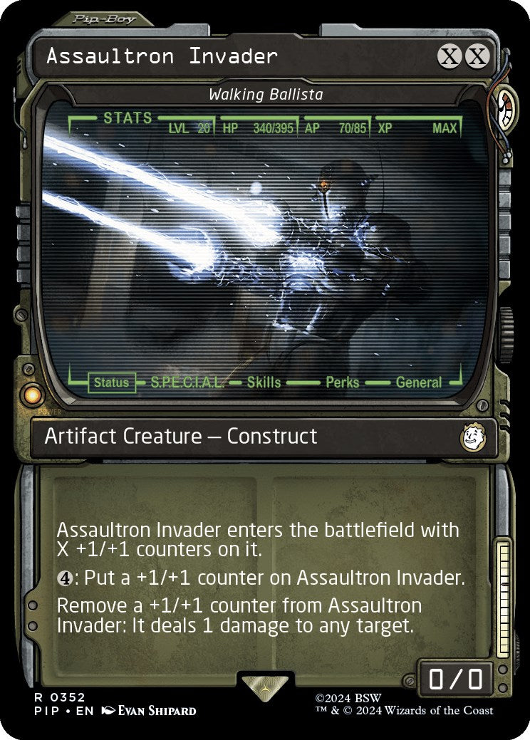 Assaultron Invader - Walking Ballista (Showcase) [PIP - 352]