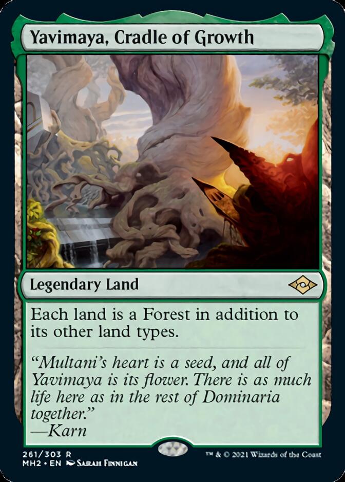 Yavimaya, Cradle of Growth [Modern Horizons 2] | The Clever Kobold