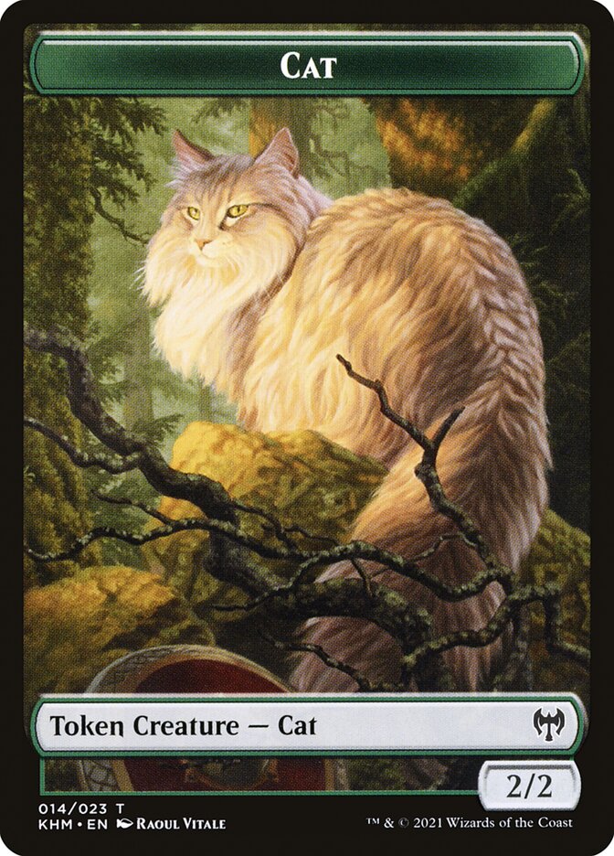 Treasure // Cat Double-Sided Token [Kaldheim Tokens] | The Clever Kobold