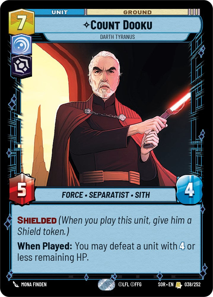 Count Dooku - Darth Tyranus [SOR - 038/252]