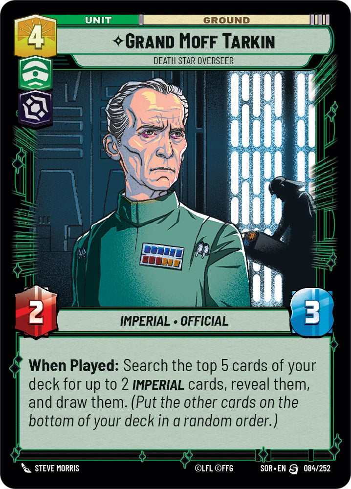 Grand Moff Tarkin - Death Star Overseer [SOR - 084/252]
