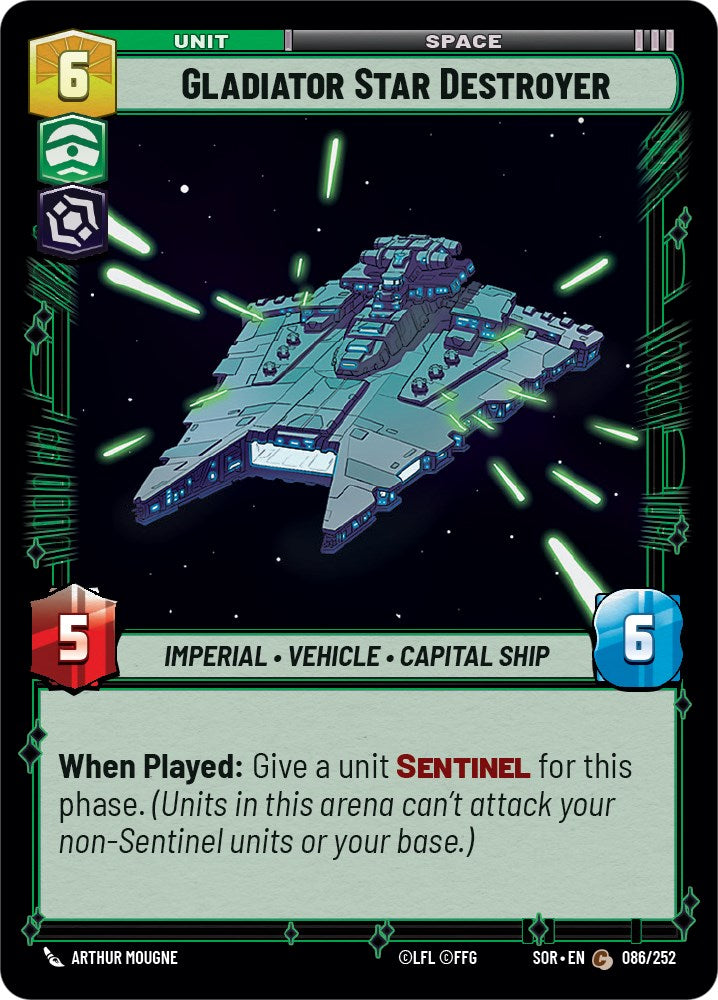 Gladiator Star Destroyer [SOR - 086/252]