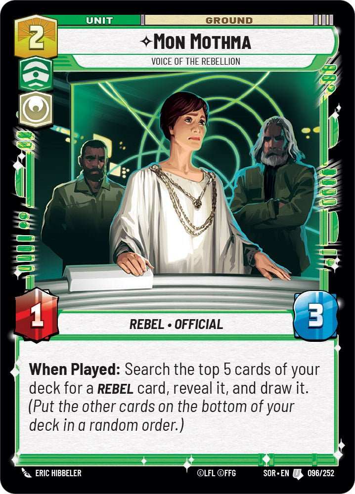 Mon Mothma - Voice of the Rebellion [SOR - 096/252]