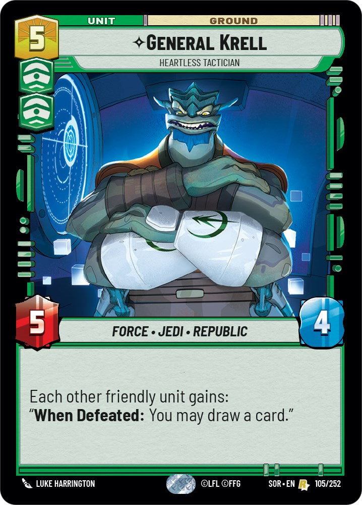 General Krell - Heartless Tactician [SOR - 105/252]