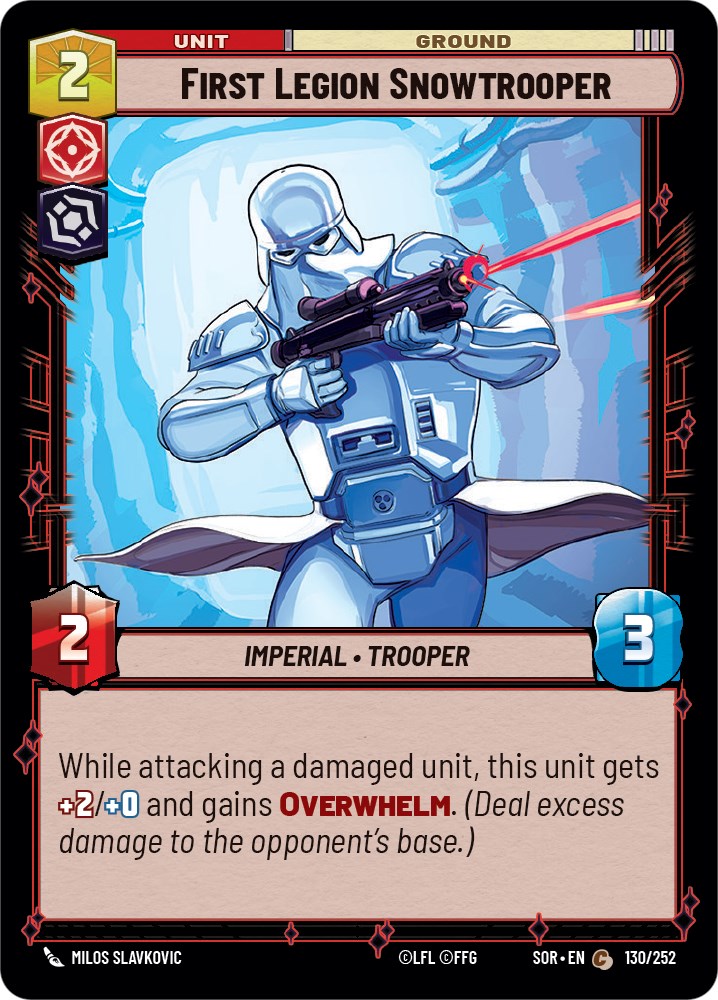 First Legion Snowtrooper [SOR - 130/252]