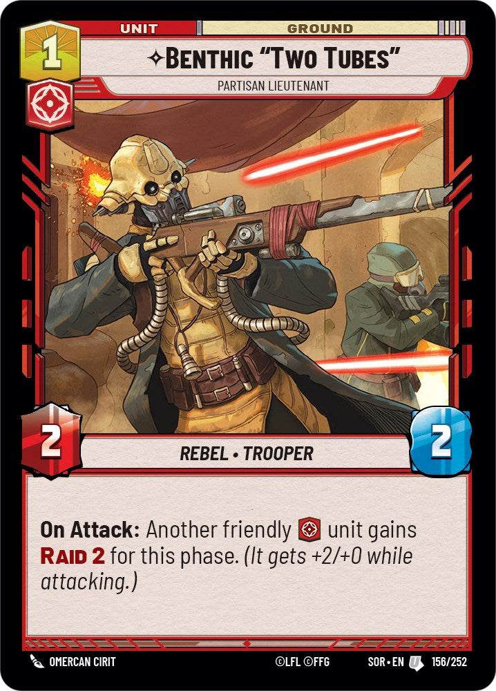 Benthic "Two Tubes" - Partisan Lieutenant [SOR - 156/252]