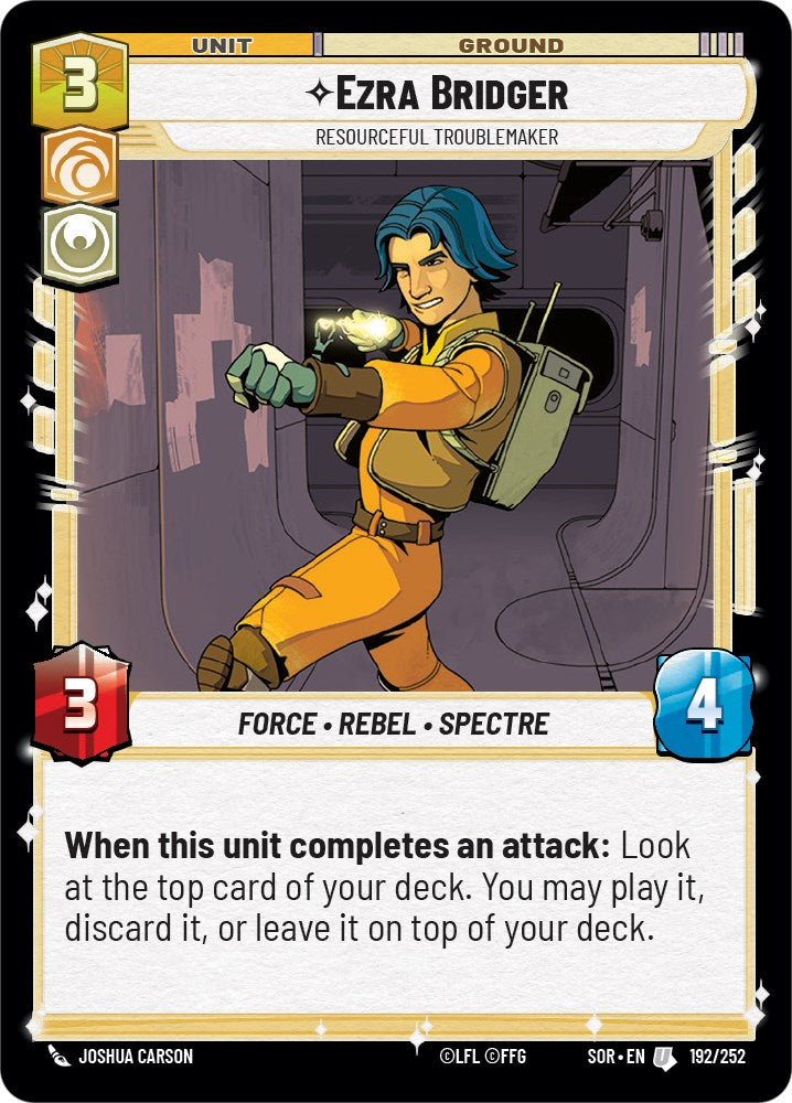 Ezra Bridger - Resourceful Troublemaker [SOR - 192/252]