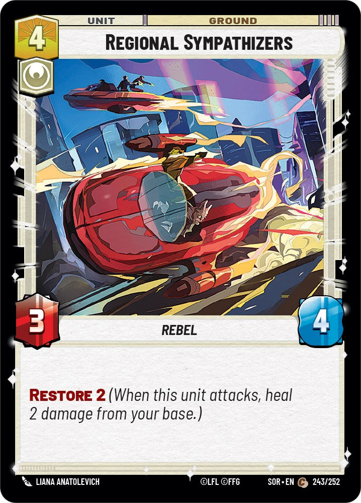 Regional Sympathizers [SOR - 243/252]