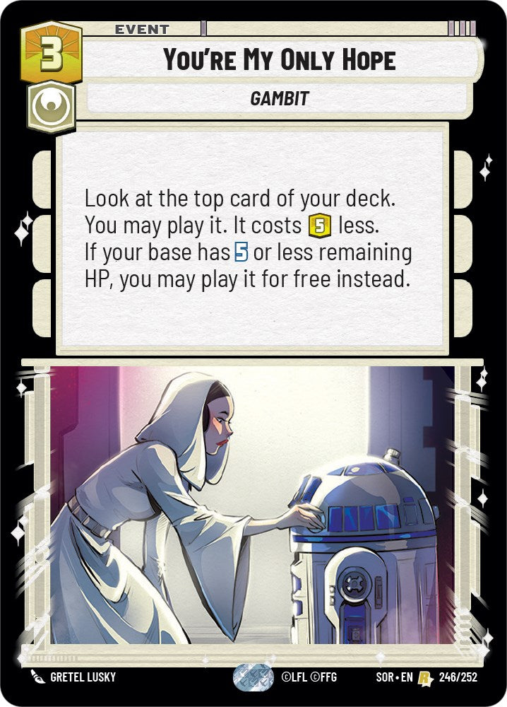 You're My Only Hope [SOR - 246/252]