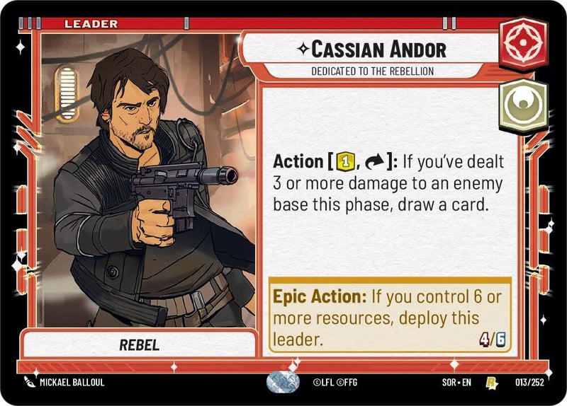 Cassian Andor - Dedicated to the Rebellion [SOR - 013/252]