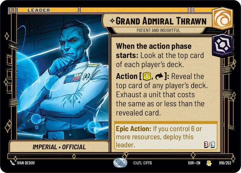Grand Admiral Thrawn - Patient and Insightful [SOR - 016/252]