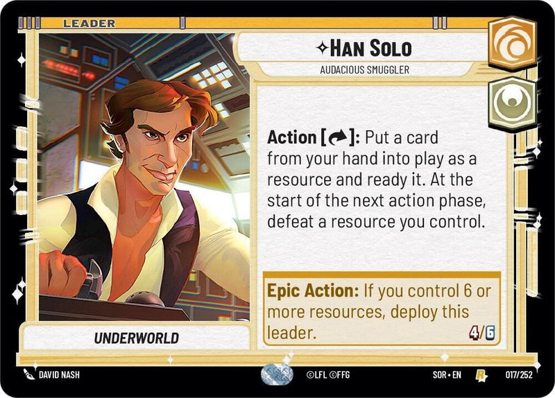 Han Solo - Audacious Smuggler [SOR - 017/252]
