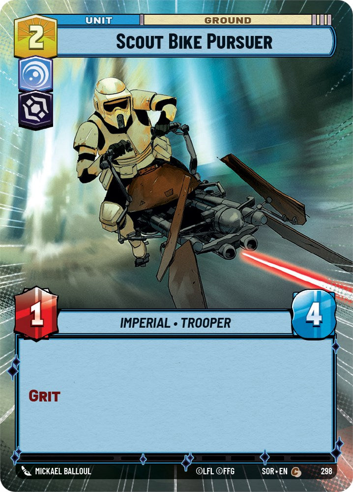 Scout Bike Pursuer (Hyperspace) [SOR - 298]