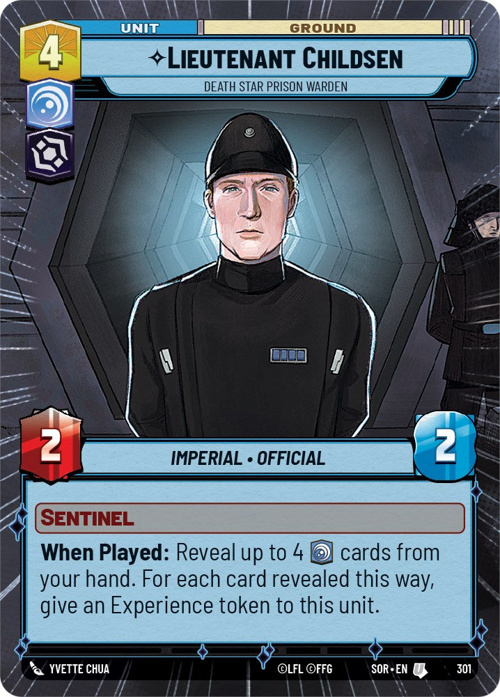 Lieutenant Childsen - Death Star Prison Warden (Hyperspace) [SOR - 301]