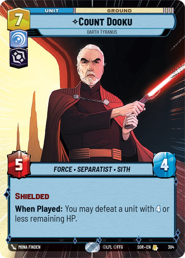 Count Dooku - Darth Tyranus (Hyperspace) [SOR - 304]