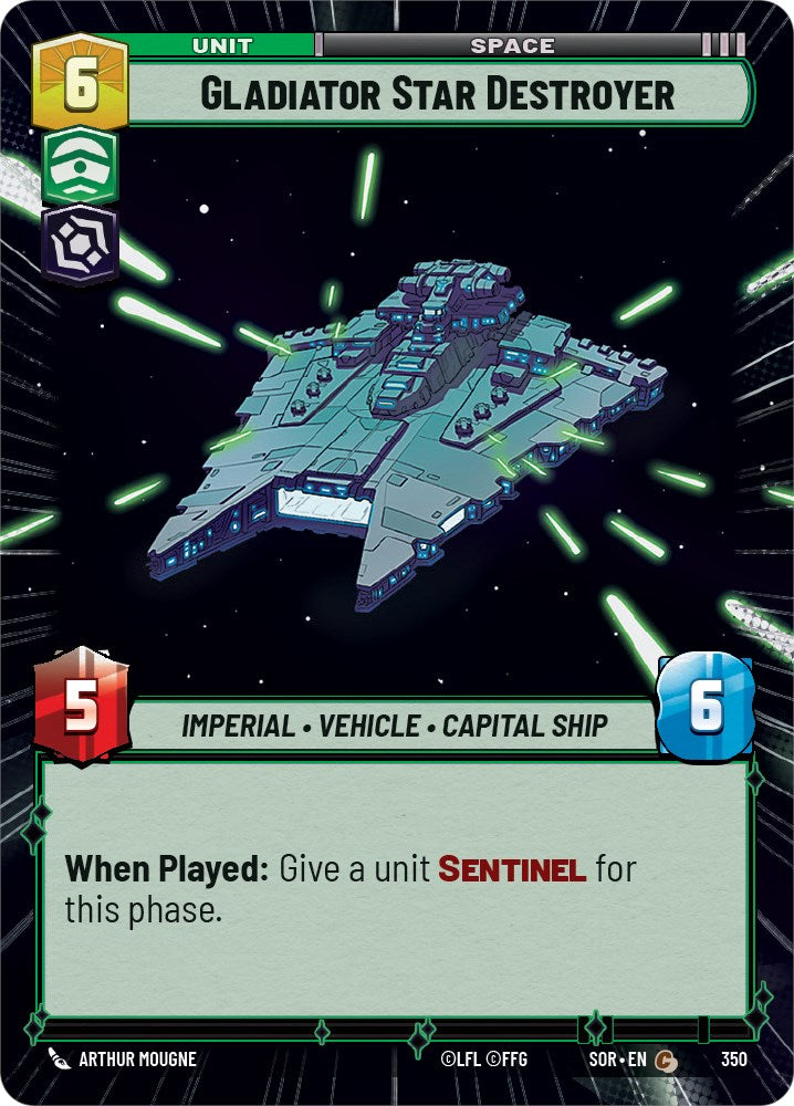 Gladiator Star Destroyer (Hyperspace) [SOR - 350]