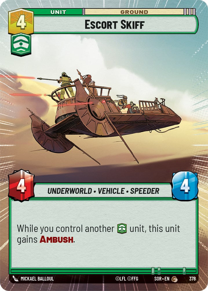 Escort Skiff (Hyperspace) [SOR - 378]