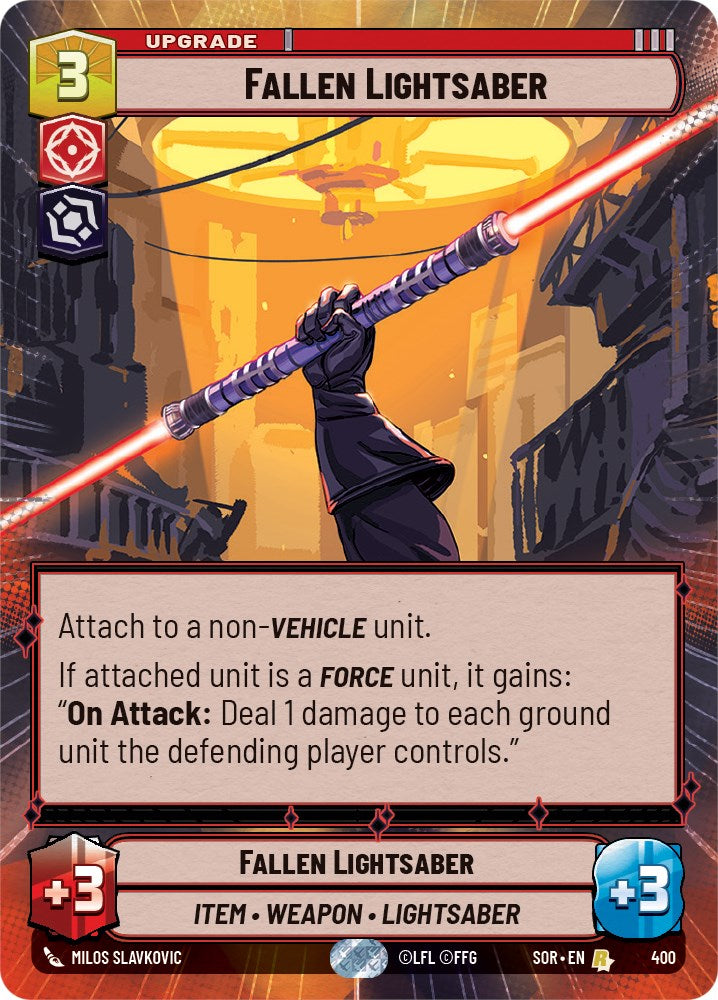 Fallen Lightsaber (Hyperspace) [SOR - 400]