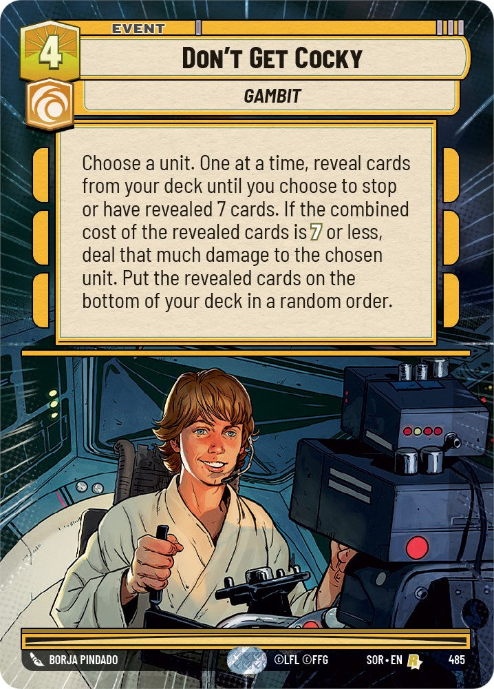 Don't Get Cocky (Hyperspace) [SOR - 485]