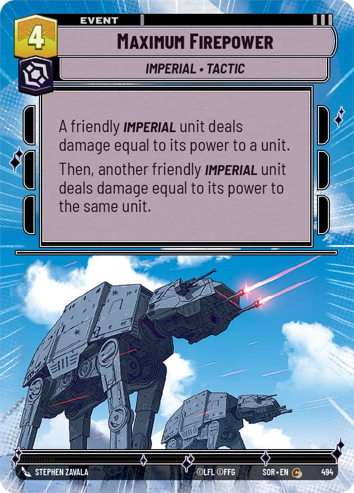 Maximum Firepower (Hyperspace) [SOR - 494]
