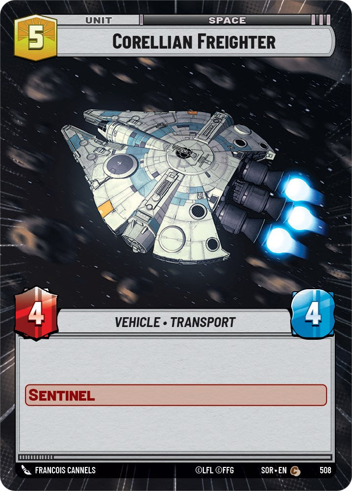 Corellian Freighter (Hyperspace) [SOR - 508]
