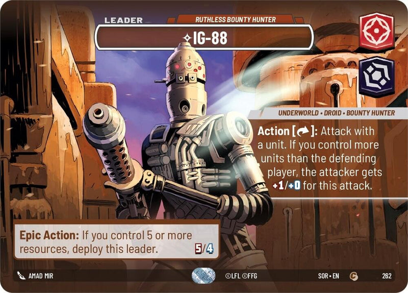 IG-88 - Ruthless Bounty Hunter (Showcase) [SOR - 262]