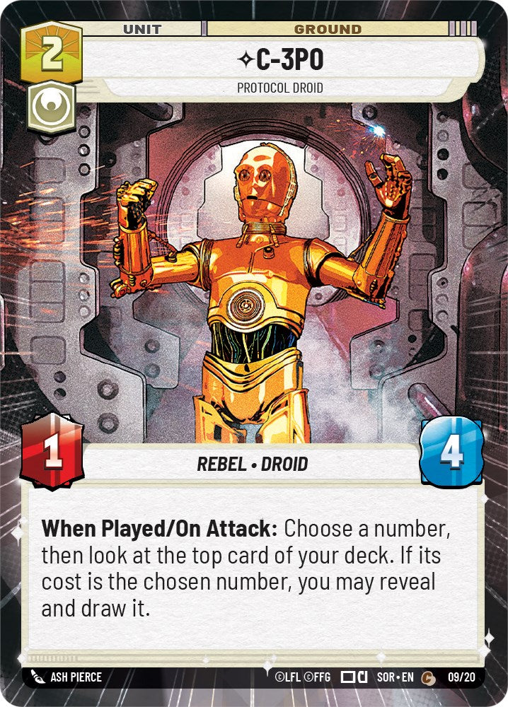 C-3PO - Protocol Droid (Hyperspace) [SOR-WPP - 09/20]