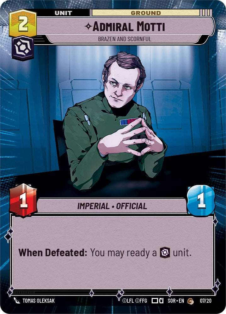 Admiral Motti - Brazen and Scornful (Hyperspace) [SOR-WPP - 07/20]