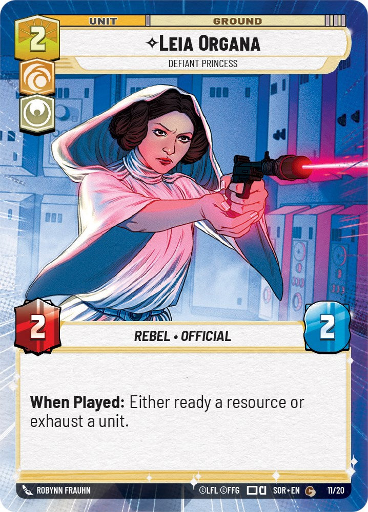 Leia Organa - Defiant Princess (Hyperspace) [SOR-WPP - 11/20]