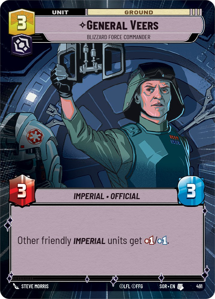 General Veers - Blizzard Force Commander (Hyperspace) [SOR - 491]