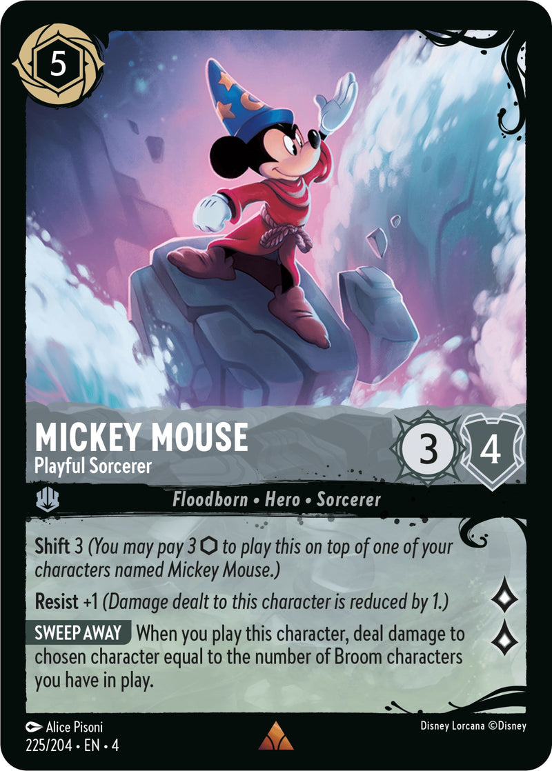 Mickey Mouse - Playful Sorcerer (225/204) [Q1 - 225/204]