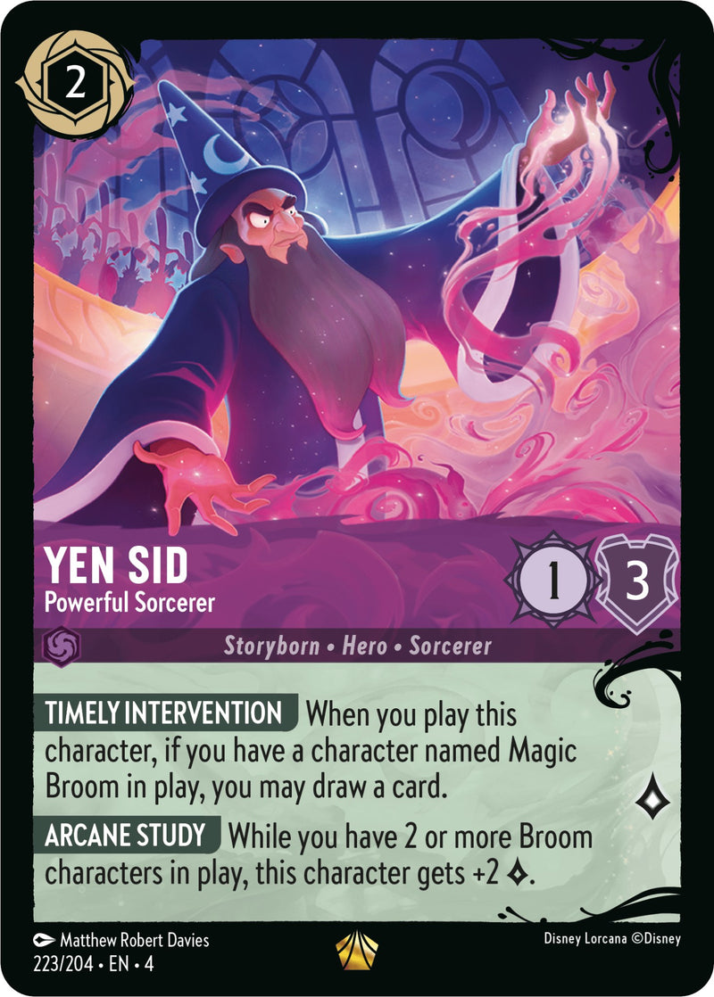 Yen Sid - Powerful Sorcerer (223/204) [Q1 - 223/204]
