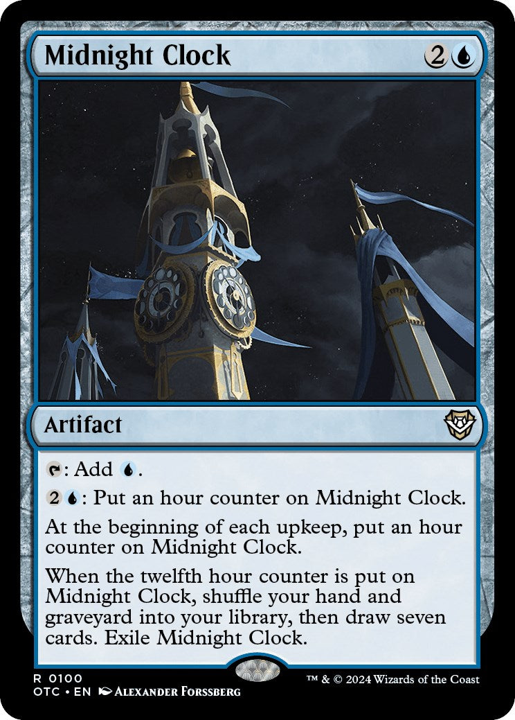 Midnight Clock [Outlaws of Thunder Junction Commander] | The Clever Kobold