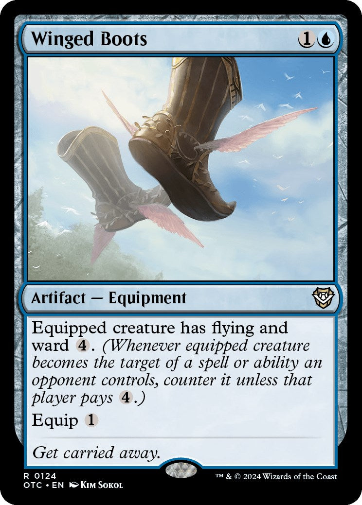 Winged Boots [Outlaws of Thunder Junction Commander] | The Clever Kobold