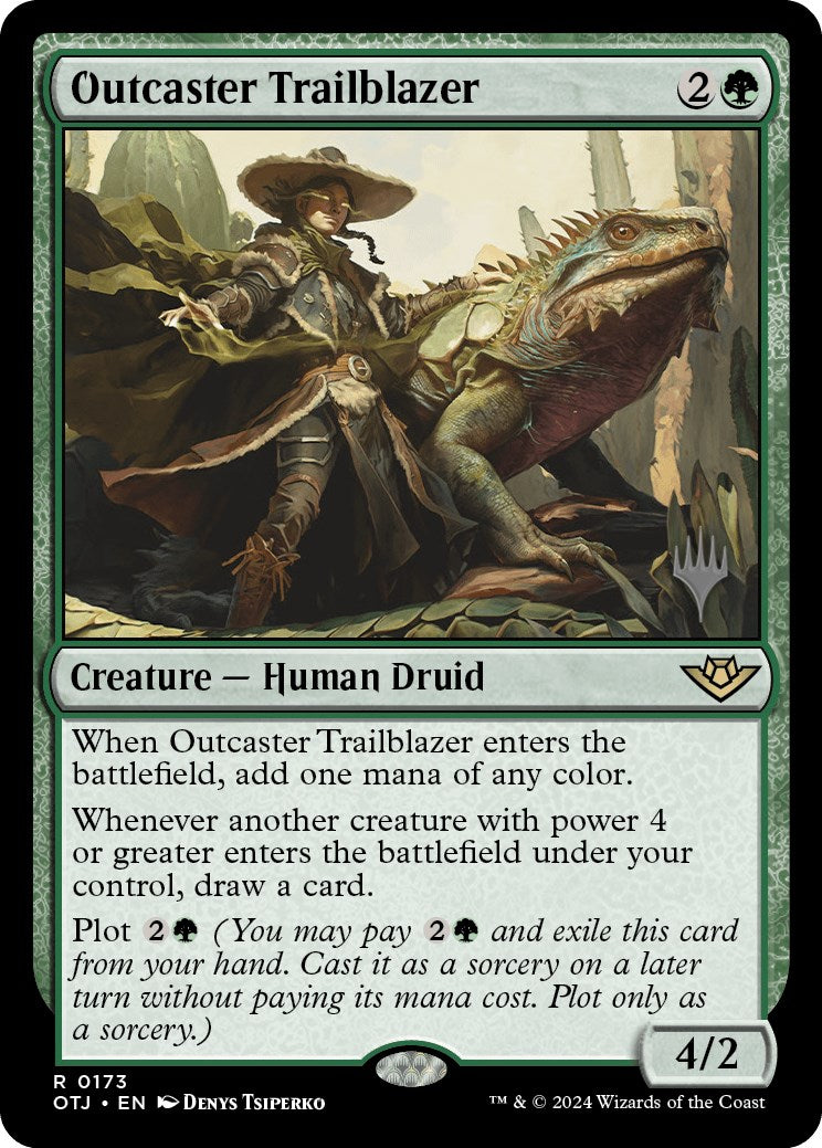 Outcaster Trailblazer (Promo Pack) [Outlaws of Thunder Junction Promos] | The Clever Kobold