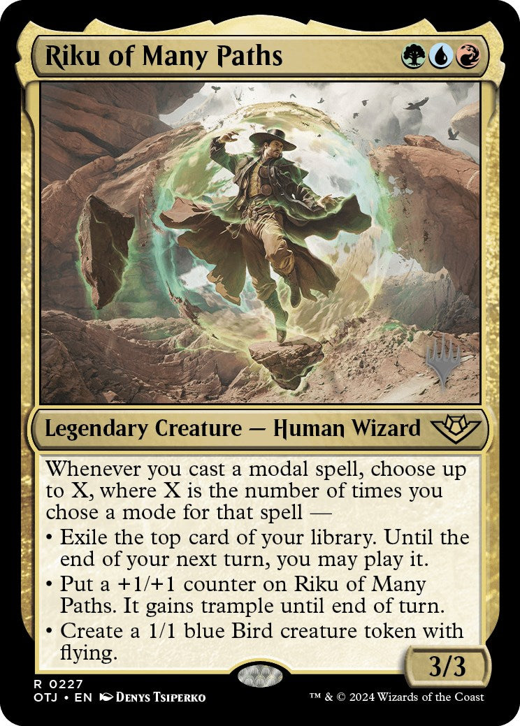 Riku of Many Paths (Promo Pack) [Outlaws of Thunder Junction Promos] | The Clever Kobold