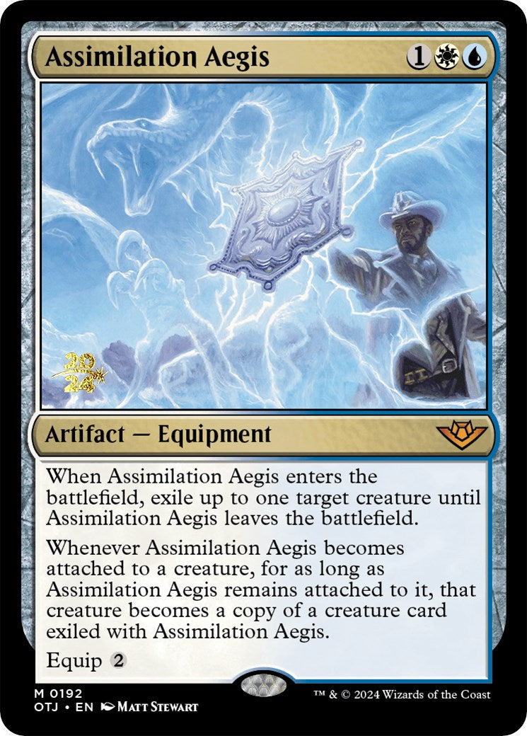 Assimilation Aegis [Outlaws of Thunder Junction Prerelease Promos] | The Clever Kobold