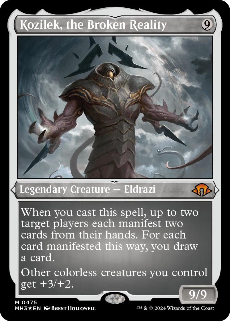 Kozilek, the Broken Reality (Foil Etched) [MH3 - 475]
