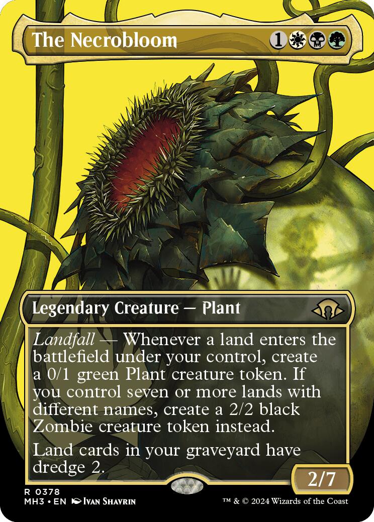 The Necrobloom (Borderless) [MH3 - 378]