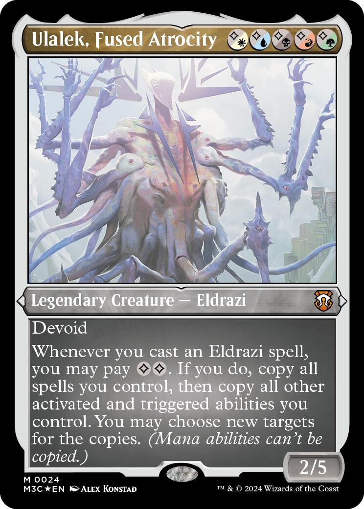 Ulalek, Fused Atrocity (Foil Etched) [M3C - 24]