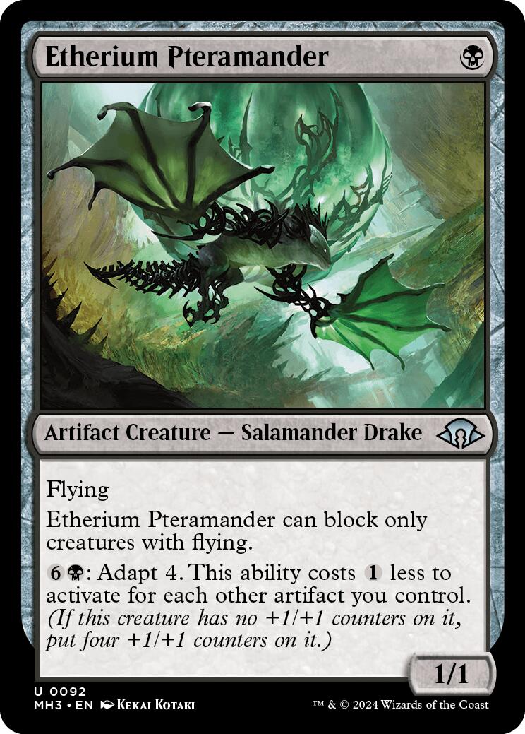 Etherium Pteramander [Modern Horizons 3] | The Clever Kobold